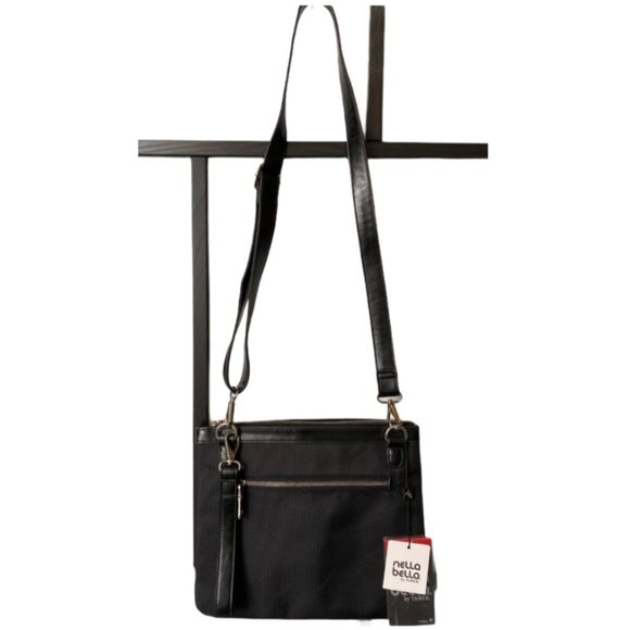 NELLA BELLA black NWT shoulder versatile bag - Picture 1 of 4
